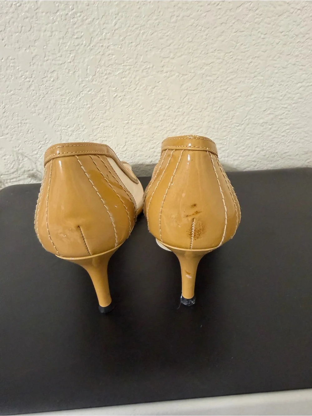 Stuart Weitzman meshin adobe aniline shoes size 8